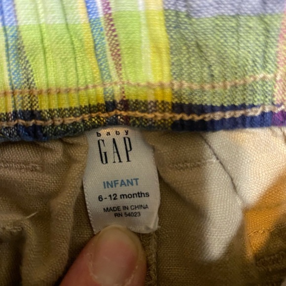 Bundle of boy infant 6-12 months shorts elastic waist set of four shorts - Picture 9 of 13